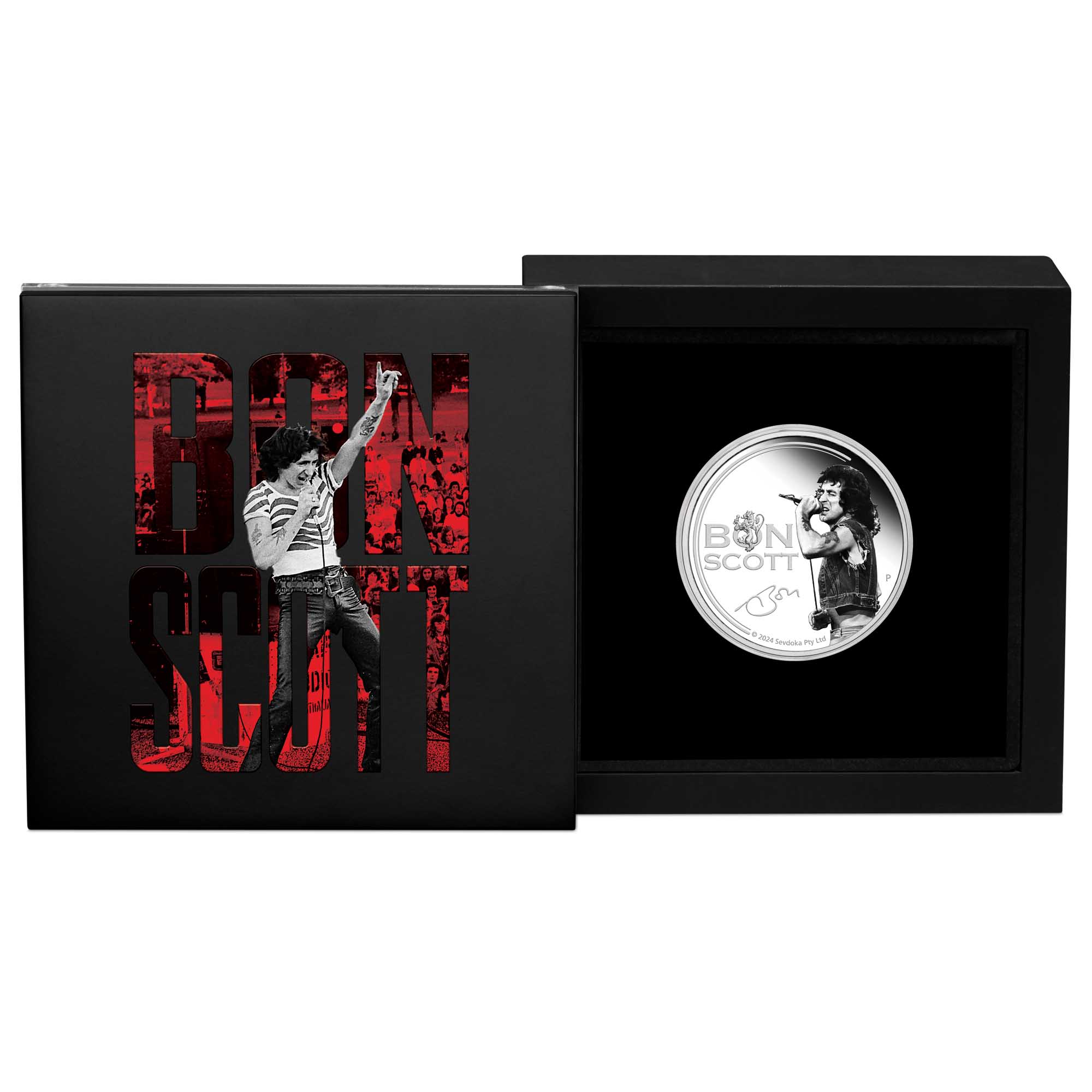 04 Bon Scott 2024 1oz Silver Proof Coloured Coin inCase HighRes