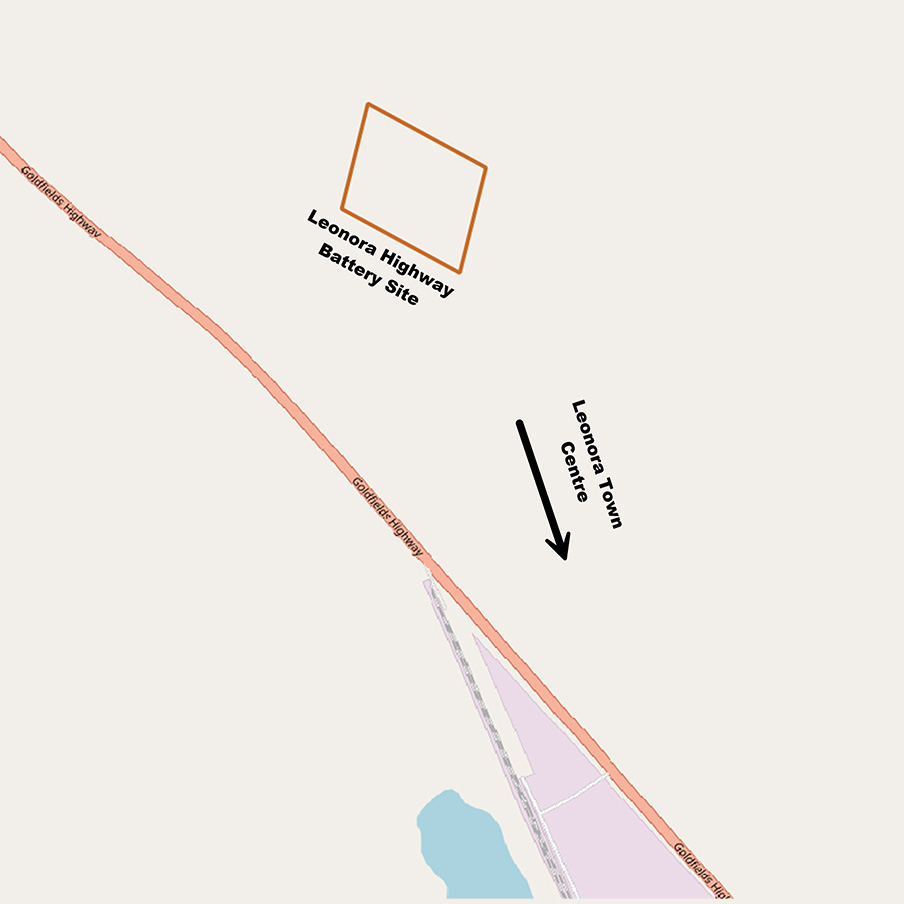 904X904 Leonora Highway Battery Site Location