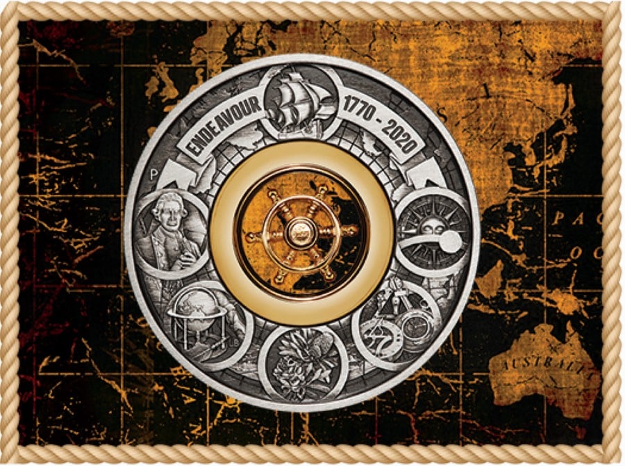 Endeavour 2ozSilverCoin