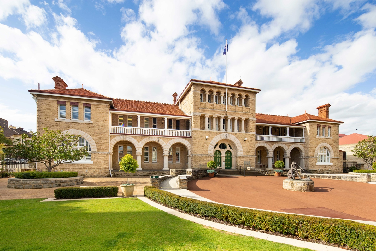 The Perth Mint historic building and gardens