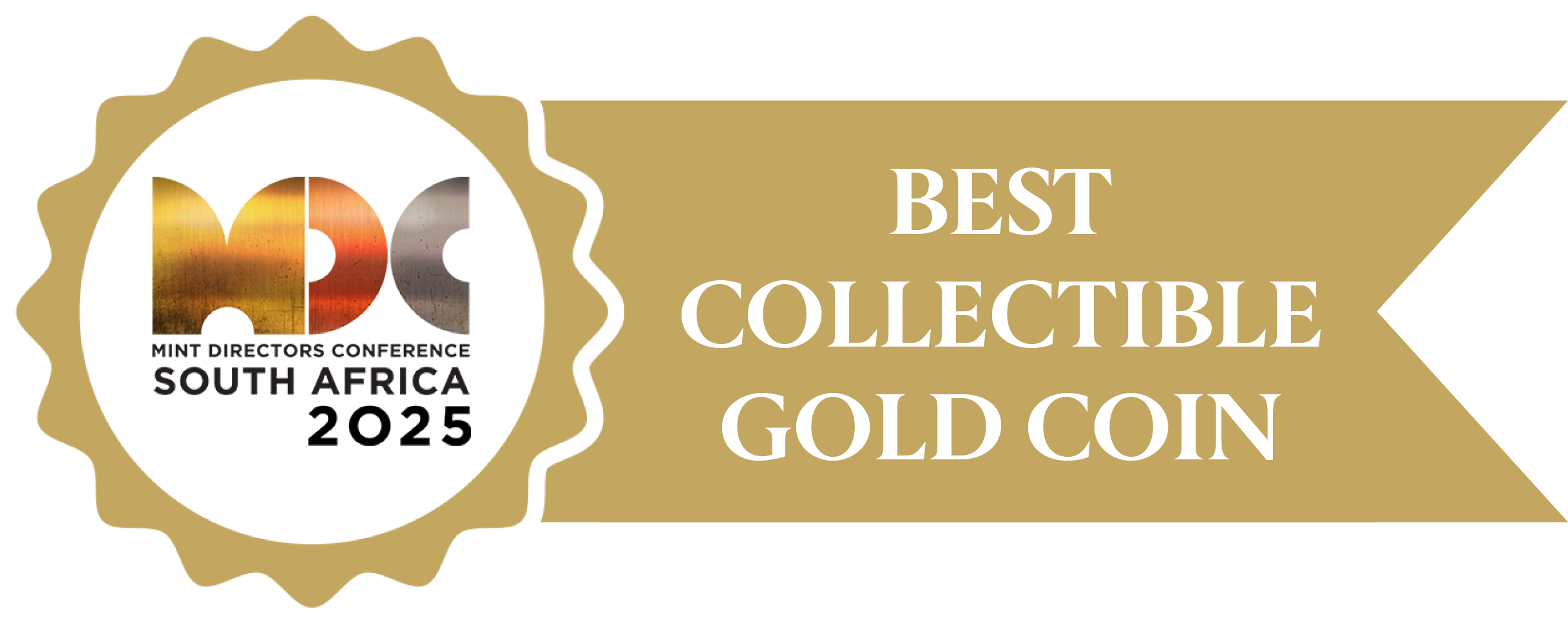 MDC 2025 award banner jewelled